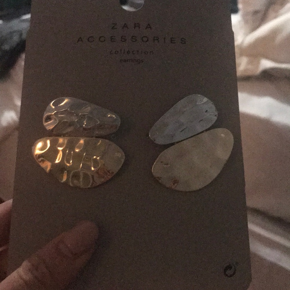 Gold and Silver earrings
